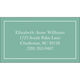 Green Script Monogram Luggage Tags Image 2 of 3